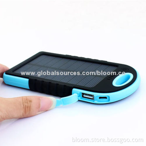 Sports Solar Power Banks for Mobile Phones, Capacity of 5,000mAh, Full Capacity with Low-priceNew